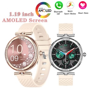 <span class=keywords><strong>Smartwatch</strong></span> <span class=keywords><strong>da</strong></span> <span class=keywords><strong>Donna</strong></span> con Schermo Amoled 2024 con Chiamata Bluetooth, Sveglia e Funzioni per la Salute Femminile - Product Image 1