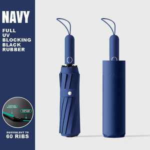 Moda portátil a prueba de viento sol y lluvia paraguas UV escudo resistente al viento - Product Image 3