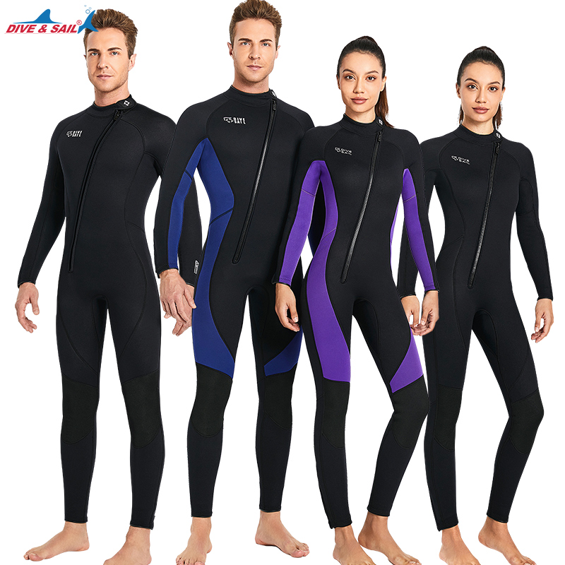 DIVE & SAIL高品質5mmネオプレンウェットスーツメンズフルボディ