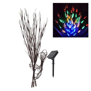 60 Đèn Led Năng Lượng Mặt Trời Hình Vòng Hoa Lá Đèn Năng Lượng Mặt Trời Đèn LED Dây Thần Tiên Trang Trí Vườn Giáng Sinh Ngoài Trời - Product Image 4