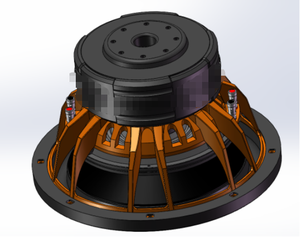 Vansonic Caisson de basses de 12 "2400 Watt Peak (1200W RMS) double impédance de 4 ohms Caisson de basses de voiture de la série VC Cône en papier Caisson de basses de compétition de 12 pouces - Product Image 6