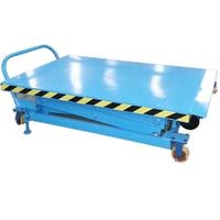 Chariot de Table élévatrice hydraulique, chariot manuel Double, 1M, 2M