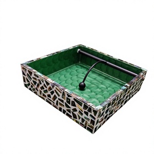 Glossy Waterproof <b>Tissue</b> & Napkin <b>Box</b> with Eco-friendly Handmade Finish Custom Logo Portable Design for Home Use - Product Image 1