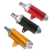 Silencieux d'échappement universel en alliage d'aluminium de 28 mm pour moto tout-terrain ATV KXL BBR modifiée