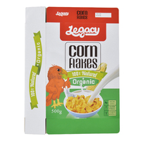 Boîtes alimentaires personnalisées pour mini-cornflakes et chips de nachos, en papier kraft, avec gaufrage et revêtement UV