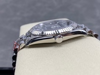 Montre mécanique étanche de qualité supérieure 41 mm VS Factory V2 Acier 904L Mouvement 3235 Montre de plongée grise romaine