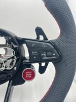 Volant en fibre de carbone avec LED, matériau forgé, cuir personnalisé, style S-Line, vente en gros pour Audi série S