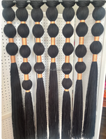 Décoration murale en macramé noir et cognac de style Lomas, moderne et minimaliste, sur mesure