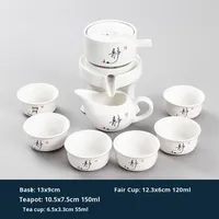 Offre spéciale Théière complète en céramique en argile violette Ensemble de tasses à thé Ensemble de café et de thé en pierre de porcelaine verte pour paresseux
