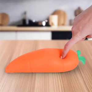 TPR Squishies Carotte Géante 11,5 Pouces, Jouet Anti-Stress à Presser en Forme de Légume, Jouet Sensoriel Amusant pour Enfants, Adolescents et Adultes - Product Image 4