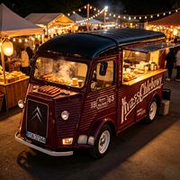 Remolque Comercial de Comida Rápida con Parrilla para Hamburguesas y Equipo de Freidoras para Negocios de Comida Callejera y Eventos
