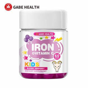 Complément alimentaire en gommes sans sucre aux saveurs de fruits pour enfants, riche en fer et vitamine C, favorise l'absorption du fer et soutient la santé sanguine des enfants - Product Image 6