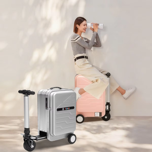 인체 공학적-키가 크고 짧은 여행자를 위한 높이 조절 가능한 USB 포트 스마트 수하물 - Product Image 5