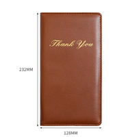 Carpeta Porta-Cheques Personalizada de Cuero PU para Camareros, con Clip para Billetes y Facturas, para Restaurantes