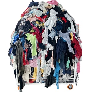 10Kg 20Kg 25Kg vestiti usati misto stracci taglio abbigliamento rifiuti cotone industriale stracci - Product Image 1