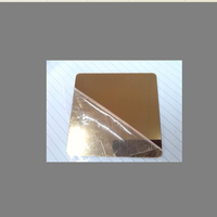 Plaque de fixation en plexiglas, miroir circulaire