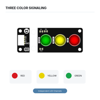 Module de feux de circulation LED, module électronique de signalisation rouge, jaune, vert pour projets éducatifs Arduino STEM