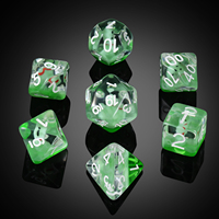 Jeu de dés DnD personnalisé Jeu de dés en résine Rolling D & D Polyhedral Die pour Donjons et Dragons Jeux de rôle et RPG Jeux de table