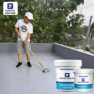 Peinture d'étanchéité polyuréthane monocomposant haute performance à base d'eau, écologique, pour la réparation des fuites de toitures et de murs - Product Image 2