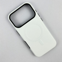 FUNSUB Caseblank usine 2in1 étui magnétique Sublimation étui iPhone vierge matériau 3D vierge Pc + étui en tpu pour I Phone 17 PRO MAX