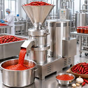 Équipement de transformation de la sauce aux pâtes au <span class=keywords><strong>basilic</strong></span>, machine de fabrication de pâte de curry Panang, machine de fabrication de pâte de curry indienne - Product Image 2