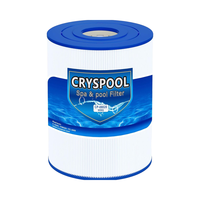 Cryspool CP-08020 Filter kompatibel Watkins 31114 Hot Spot Pool Filter C-8465 FC-3960 71827 71828 65 Sq. Ft Plastik pool