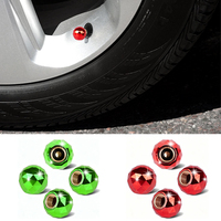 Bouchons de valve de pneu universels en forme de diamant, en alliage d'aluminium, anti-poussière, pour voiture et moto, accessoire de modification et de style