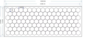 6500k Uk Usa Dropshipping Car <b>Workshop</b> Wash <b>Light</b> Garage Detailing Lamp Honeycomb Hexagonal 5 Grids <b>Light</b> - Product Image 6