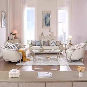 RIKKASI Mobilier de maison Ensemble de canapés combinés 1+2+3 places en <span class=keywords><strong>tissu</strong></span> microfibre ou en <span class=keywords><strong>cuir</strong></span> véritable Ensemble de canapés pour salon - Product Image 3