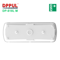 Lampe de secours étanche IP65 en plastique à LED rechargeable Ni-Cd, blanc froid, 6000K, autonomie 3H, garantie 2 ans