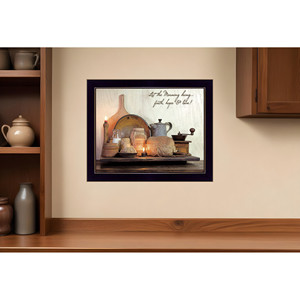 HMS fede speranza per l'amore arte da parete con stampa incorniciata nera - Product Image 1