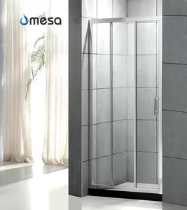 Mesa Classical bathroom glass shower door enclosure personal size