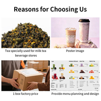 Teh Oolong Osmanthus Beraroma Premium, Teh Wulong Campuran Osmanthus Alami Segar, Bahan Baku Massal Untuk Pembuatan Minuman Komersial
