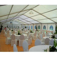 Chapiteau Portable de mariage transparent, grande toile de décoration extérieure, doublure intérieure, tentes de mariage