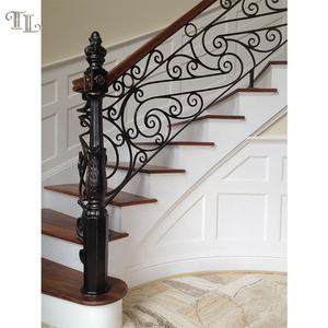 Barandillas de Hierro Forjado TL, Diseños de Barandillas de Acero para <span class=keywords><strong>Escaleras</strong></span>, Pasamanos de Hierro Forjado - Product Image 1