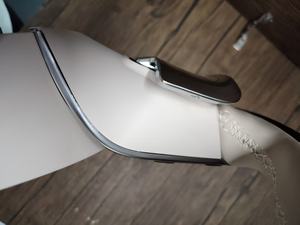 Volante de Cuero Bicolor Blanco y Negro para Mercedes Benz Estilo <span class=keywords><strong>AMG</strong></span> Multifunción Compatible con <span class=keywords><strong>Clase</strong></span> C/<span class=keywords><strong>E</strong></span>/GLC Piezas de Automóvil al por Mayor - Product Image 5