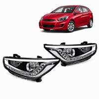 Pour Hyundai Accent 2012-2017, ensemble de phares LED 92101-1R520 921011R520 92102-1R520 921021R520, phare avant gauche et droit