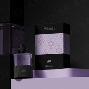 Luxury Rigid Perfume Gift <b>Box</b> Custom Gold Foil Logo Satin Liner High End Cosmetic <b>Bottle</b> Packaging - Product Image 1