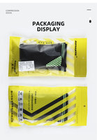 Chaussettes de compression LINGTU Factory avec logo personnalisé, longues, jusqu'au genou, pour la course à pied, le cyclisme, la gym, pour les gonflements
