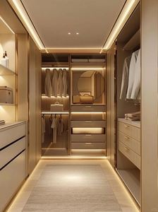 ตู้เก็บเสื้อผ้าแบบเปิดประทุนแบบทันสมัยสำหรับบ้านหรือโรงแรมห้องนอนเก็บเสื้อผ้าเฟอร์นิเจอร์แพ็คแบน - Product Image 3