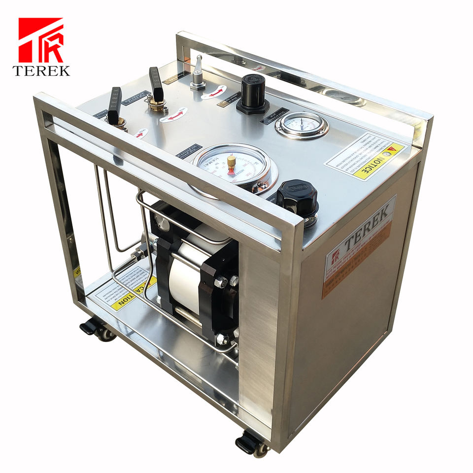 Air Driven Booster System Hydrostatic Test Pump 10,000 Psi Testing ...