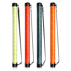 テニスボールピッカーアッパー、軽量ピクルボールボールピッカーホッパーチューブ、ショルダーストラップ付き、回収用コレクター - Product Image 1