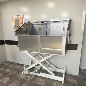 Bañeras para Perros de Acero Inoxidable, Equipo de Limpieza para Animales, Sets de Aseo Portátiles con Puerta Izquierda - Product Image 2