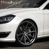 Jantes forgées pour voitures particulières Brush Silver 17 18 19 20 22 pouces 5x100/5x112/5x114.3/5x120/5x115 pour Audi BMW M5 X5m M2 M3 Benz