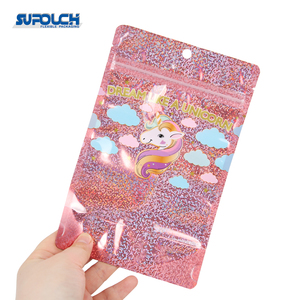 Tùy chỉnh in logo Mylar túi nhựa cho trái cây sấy khô đồ uống giải khát kẹo ăn được đứng túi dây kéo tính năng chống mùi - Product Image 5