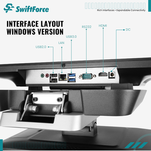 <span class=keywords><strong>Terminal</strong></span> <span class=keywords><strong>de</strong></span> point <span class=keywords><strong>de</strong></span> vente à écran unique Windows 15,6 pouces, tactile et facile à utiliser, pour caisse enregistreuse <span class=keywords><strong>de</strong></span> magasin <span class=keywords><strong>de</strong></span> détail, <span class=keywords><strong>paiement</strong></span> rapide - Product Image 3