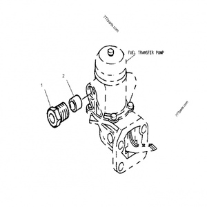 Pompe à eau HongWang pour moteur diesel 3056, pièces d'excavatrice 216-9735, avec garantie d'un an - Product Image 1
