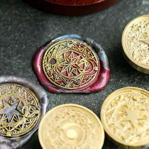 Rétro Bois Cire Sceau <span class=keywords><strong>Timbre</strong></span> Tête D'étanchéité Magique Remplacer Cuivre Tête Post Décoratif Antique <span class=keywords><strong>Timbre</strong></span> Cadeaux - Product Image 5