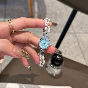 New Style <b>Pearl</b> Women's <b>Watch</b> with Chain, Light Luxury, Elegant, Gentle and Exquisite Bracelet <b>Watch</b> - Product Image 6