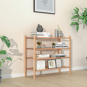 Bicheng Bamboo <b>Shoe</b> <b>Rack</b> Multi-Story Stackable Freestanding Entryway <b>Storage</b> Cabinet - Product Image 1